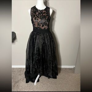 Vici Black High-Low Dress